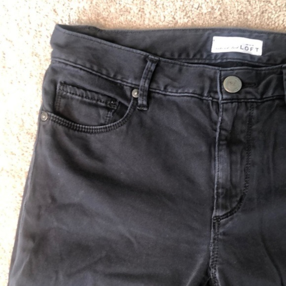 ANN TAYLOR LOFT | Charcoal Legging Jeans - 28/6 - Picture 4 of 7